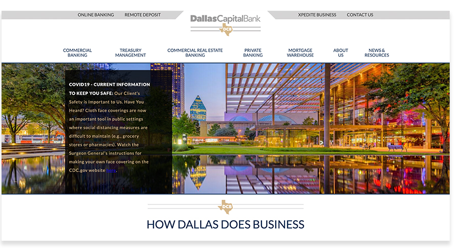 Dallas Capital Bank - Home Page